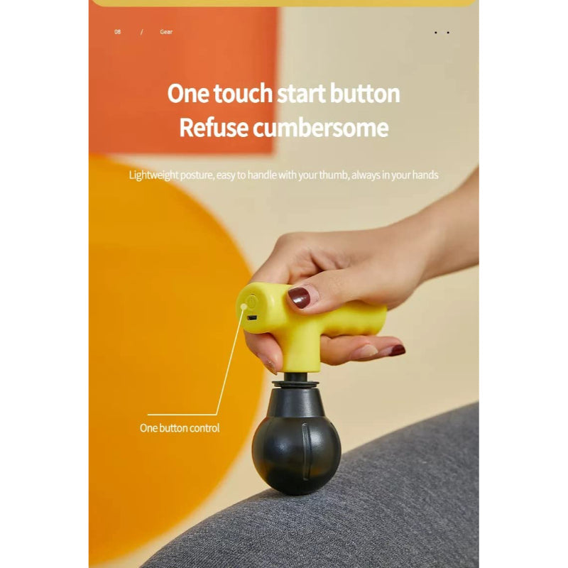 BLD-806 12W Mini Fascia Gun – Muscle Massager Pain Relief