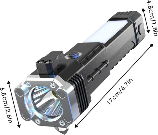 Multifunctional 8-in-1 Portable Torch – Ultra Bright LED Flashlight