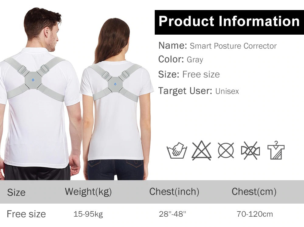 Smart Back Posture Corrector – Support Belt for Spine Alignment